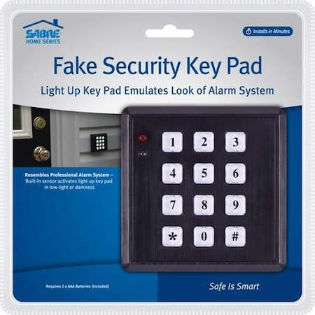 Sabre FAKE SECURITY KEYPAD BLK HS-FSKP